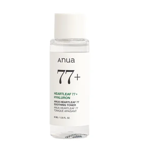 Heart Leaf Soothing Toner with Hyaluron for Redness and Irritation Relief for Sensitive Skin by Anua Birch 40ml
