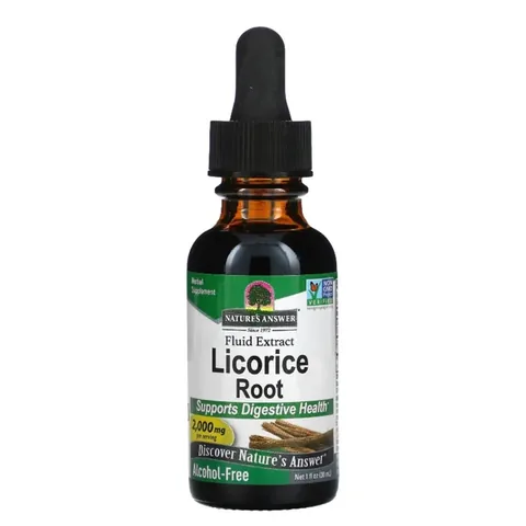 Alcohol-Free Licorice Extract, Nature's Answer, 2,000 mg, 1 fl oz (30 ml)