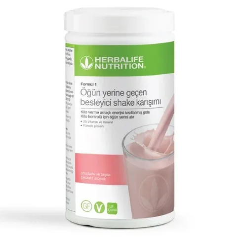 Коктейль Herbalife Формула 1 Малина и Белый Шоколад 500 г