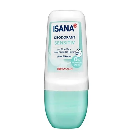 Isana Deodorant Roll-on Sensitive With Aloe Vera 50 ml