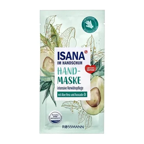 Isana Avocado & Aloe Vera Handmaske Handschuhe - 1 Stück