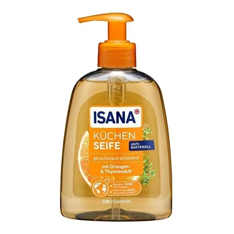 Isana Citrus & Thymian Flüssigseife für die Küche mit Orangenöl 300ml