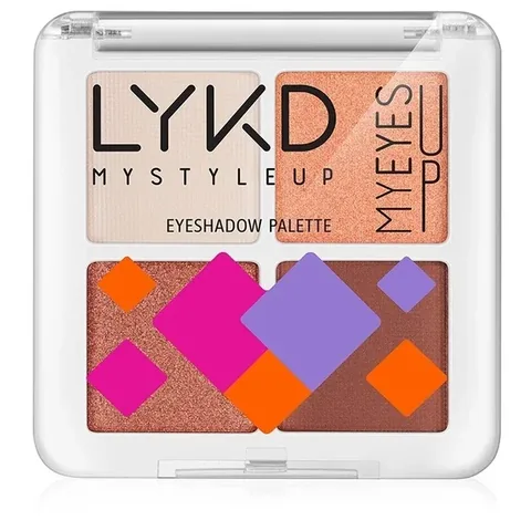 LYKD 4-teilige Sandstrand Lidschattenpalette - hochpigmentiert