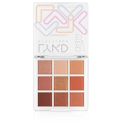 LYKD Neue Nude 9-Farben Lidschattenpalette - Hohe Pigmentierung & Langanhaltend