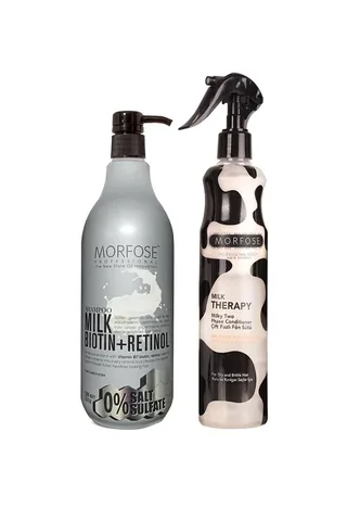 Morfose Biotin & Retinol sulfatfreies Shampoo & Föhn