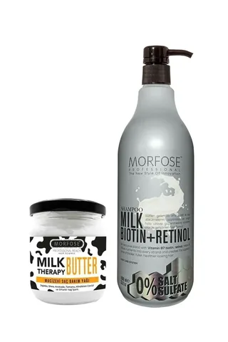 Morfose sulfatfreies Milch-Biotin- und Retinol-Shampoo 1000ml