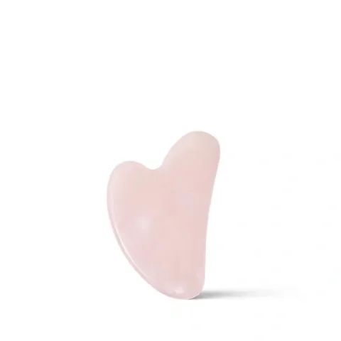 OTTOMAN Gua Sha Massage Tool Herz aus rosa Naturstein