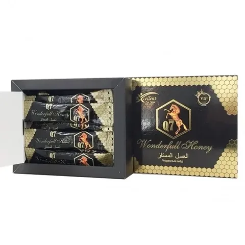 Gold عسل إبيميديوم ماكون الرائع 12 ظرف × 15 غرام من جولد كيو7 Q7