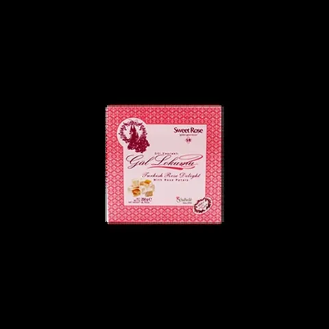 Rosense Süßes Rosenlokum mit Rosenblättern 250g