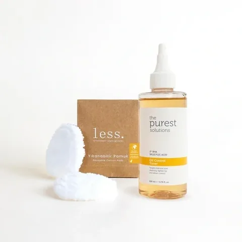 TPS X LESS Öl Kontroll Toner & 2 wiederverwendbare Reinigungspads