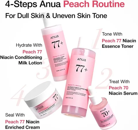 Peach Niacin Essence Toner +77 by Anwa 250ml