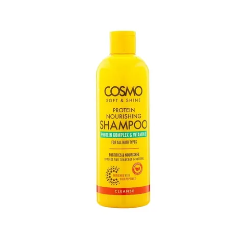 Шампунь для кудрявых волос с протеином и черным тмином Cosmo Soft and Shine с витамином E, 480 мл