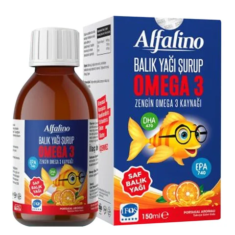 Alfalino Omega 3 Fischöl-Sirup - 150 ml
