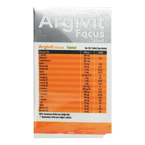 Argivit Focus For Teens 30 tablets