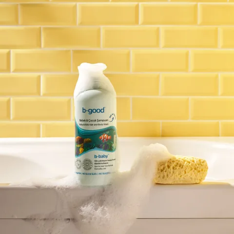 b-good شامبو بي-جود بي-بيبي للشعر والجسم للأطفال والرضع 500 مل