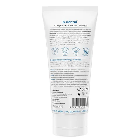b-good b-dental fluoridfreie Kinderzahnpasta 50ml