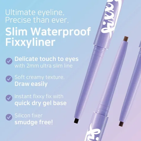 Beach Sea Brown 02 Waterproof Slim Liquid Eyeliner