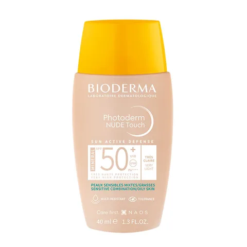 Bioderma Photoderm Nude Touch SPF50+ Sehr Helle Sonnencreme 40ml