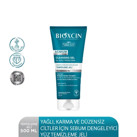 Bioxcin Acnium Cleansing Gel For Acne-Prone Skin 200 ml