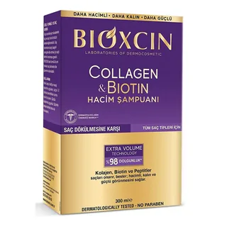 Bioxcin شامبو بيوكسين الكولاجين والبيوتين لتكثيف الشعر 3 × 300 مل