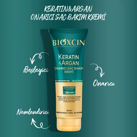 Bioxcin كريم بيوكسين للعناية بالشعر بالكيراتين والأرغان 250 مل
