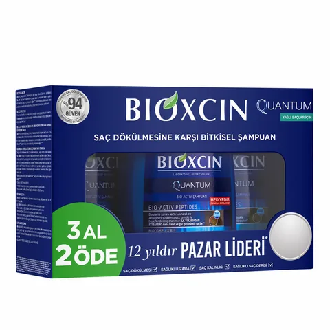 Bioxcin Quantum Shampoo 3 for 2 (Oily Hair)