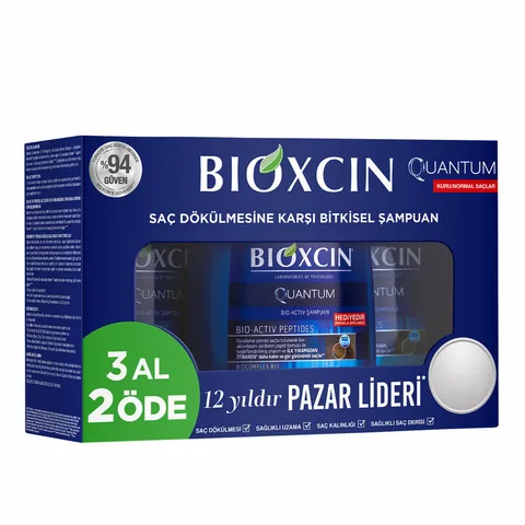 Bioxcin Quantum Shampoo Buy 3 Pay 2 (Dry-Normal Hair)