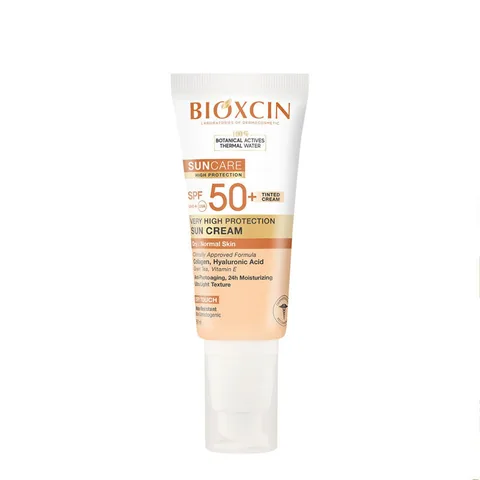 Bioxcin Tönende Sonnencreme SPF 50+ für trockene Haut - 50ml