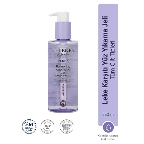 Гель для умывания Celenes Derma против пятен с центеллой 250 мл