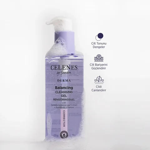 Гель для умывания Celenes Derma против пятен с центеллой 250 мл
