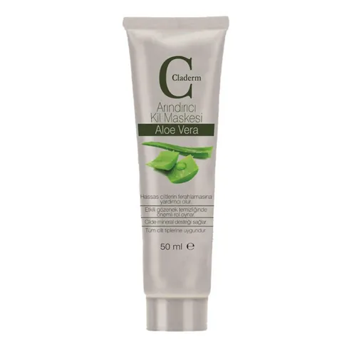 Claderm Aloe Vera Tonerde Maske 50ml