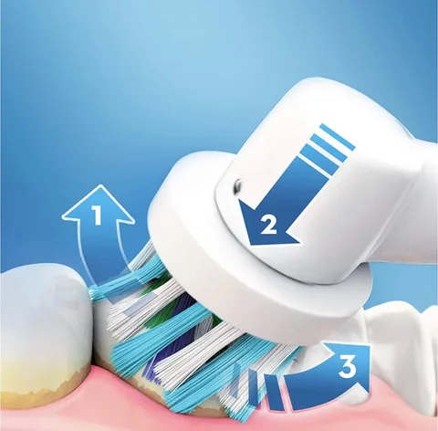 Oral-B Vitality CrossAction 4-Mode Electric Toothbrush - White