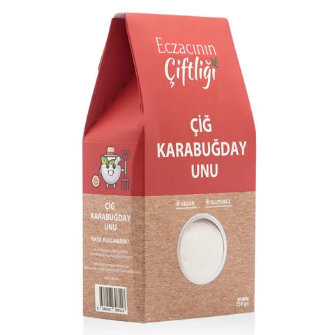 Безглютеновая сырая гречневая мука 250 г от Eczacının Çiftliği