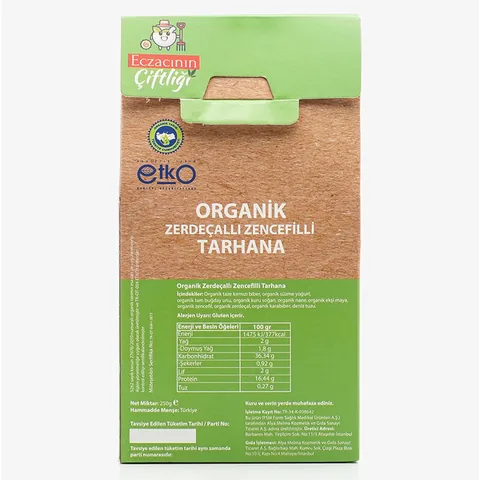 Eczacının Çiftliği Organic Turmeric Ginger Tarhana 250 gr