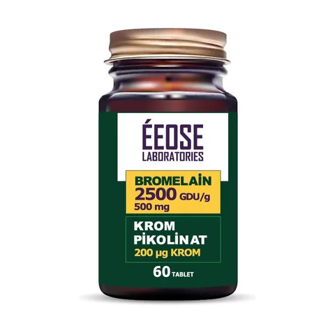 Eeose Bromelain & Chrompicolinat Tabletten - 60 Stück
