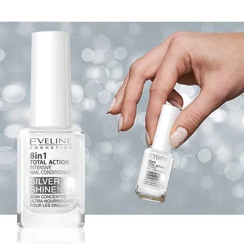 Eveline 8-in-1 Silber Glanz Nagel Conditioner 12 ml