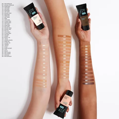 Maybelline كريم أساس مايبيلين فيت مي مات+بورليس 120 للبشرة الدهنية