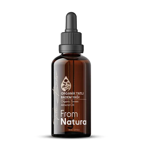 From Natura Organik Cold Pressed Sweet Almond Oil 30 ml