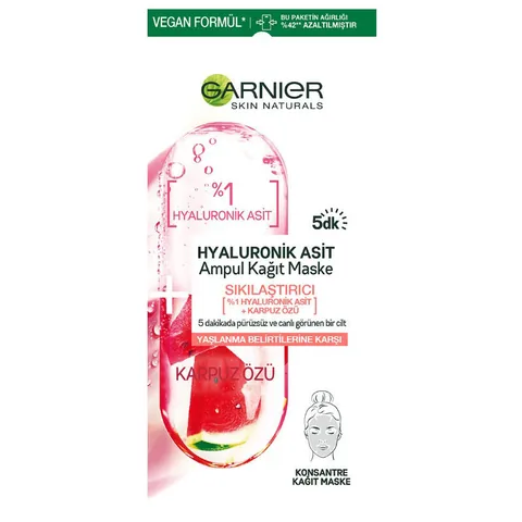 Garnier Hyaluronsäure Ampullen Tuchmaske - 15g