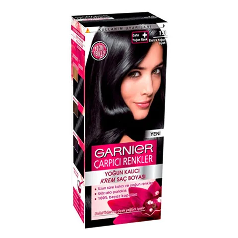 Garnier صبغة شعر غارنييه سترايكنج كولورز 1.0 إكسترا إنتنس بلاك