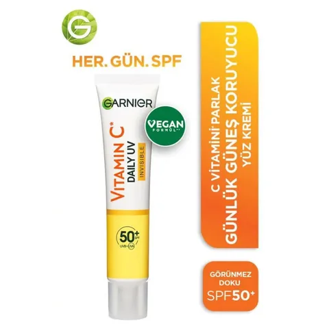 Garnier غارنييه فيتامين سي اليومي غير مرئي بعامل حماية من الأشعة فوق البنفسجية 50، 40 مل