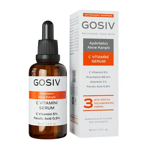 Gosiv Vitamin C Serum für fahle Haut und unebenen Hautton 30ml