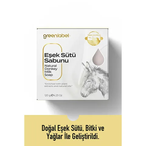Greenlabel صابون حليب الحمار من جرين ليبل 120 جرام