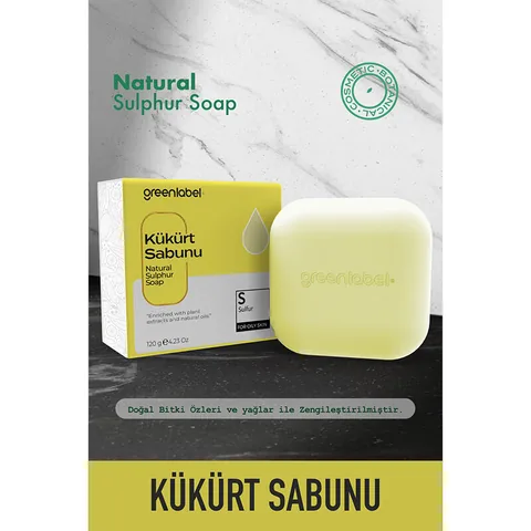 Greenlabel صابون الكبريت من جرين ليبل 120 جرام
