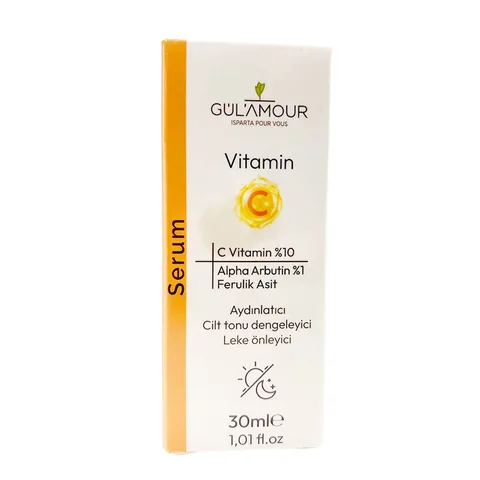 GülAmour Vitamin C Serum 30ml - Aufhellende & Feuchtigkeitsspendende Formel