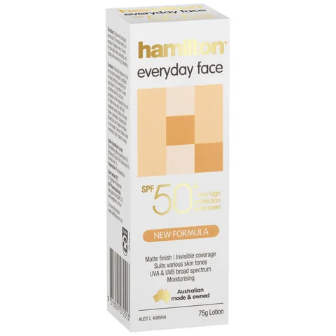 Hamilton Everyday Gesichts-Sonnenschutz SPF50+ - 75g