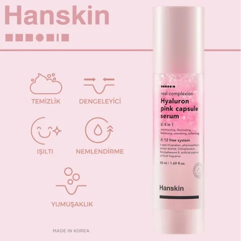 Сыворотка с гиалуроном Hanskin Pink Capsule 50 мл