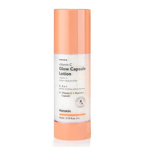 Hanskin Vitamin C Glow Kapsel Lotion - Aufhellende Feuchtigkeitscreme 80ml