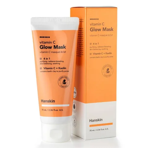 Hanskin Vitamin C Glow Maske - Aufhellende Gesichtsmaske 70 ml