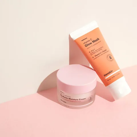 Hanskin Vitamin C Glow Maske - Aufhellende Gesichtsmaske 70 ml